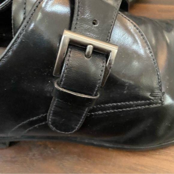 Prada Milano Men's Adjustable monk Strap Black Leather Dress Shoe Size 11 - Picture 7 of 10